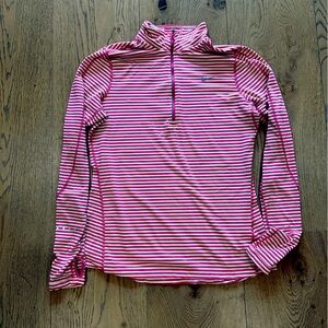 Nike dri-fit striped long sleeve shirt jogger workout lightweight